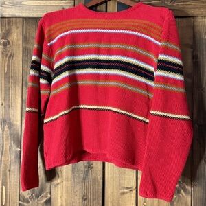 Eddie Bauer Multicolor Striped Sweater